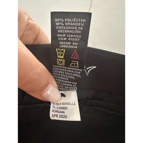 Mens Black Greg Norman Performance Dress Golf Pants 38x27 Professionally Hemmed - Picture 5 of 7